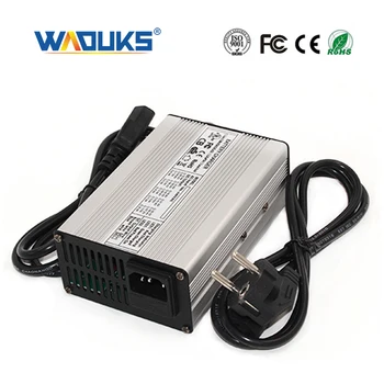 

46.2V 3.5A Lithium Battery Charger For 11S 40.7V Li-Ion Lipo Battery Pack Cooling Fan Inside Aluminum Case