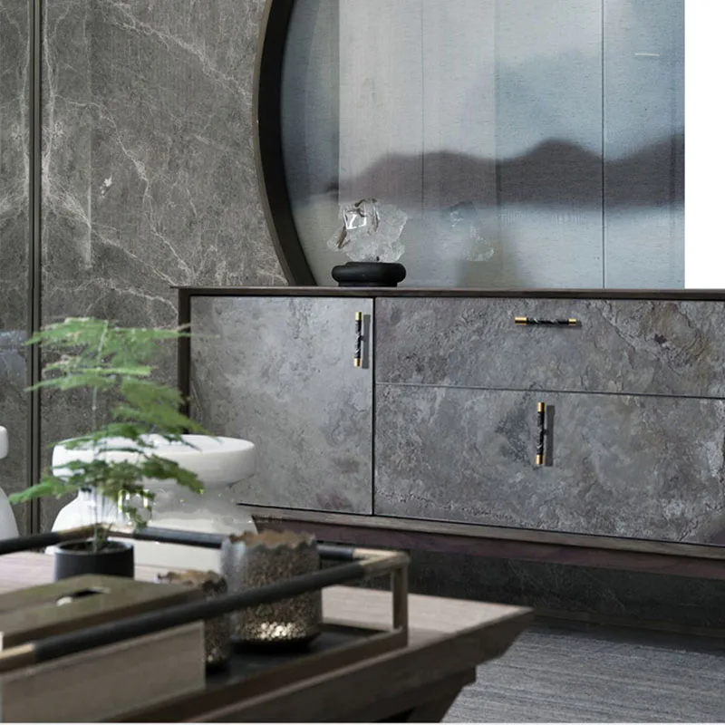 brass stone handle 15