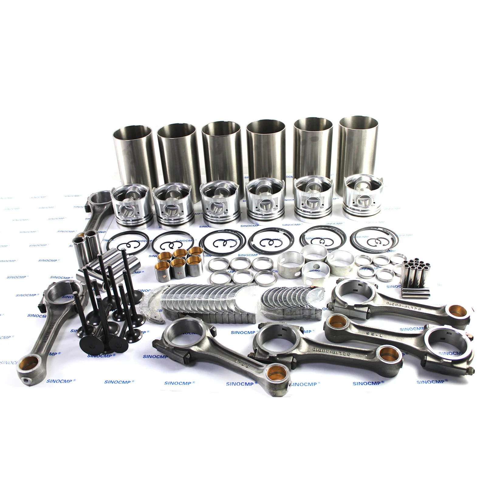 6BD1 6BD1T капитальный ремонт двигателя Ремонтный комплект и соединительные стержни и клапаны для экскаватора Hitachi EX200 EX200-2