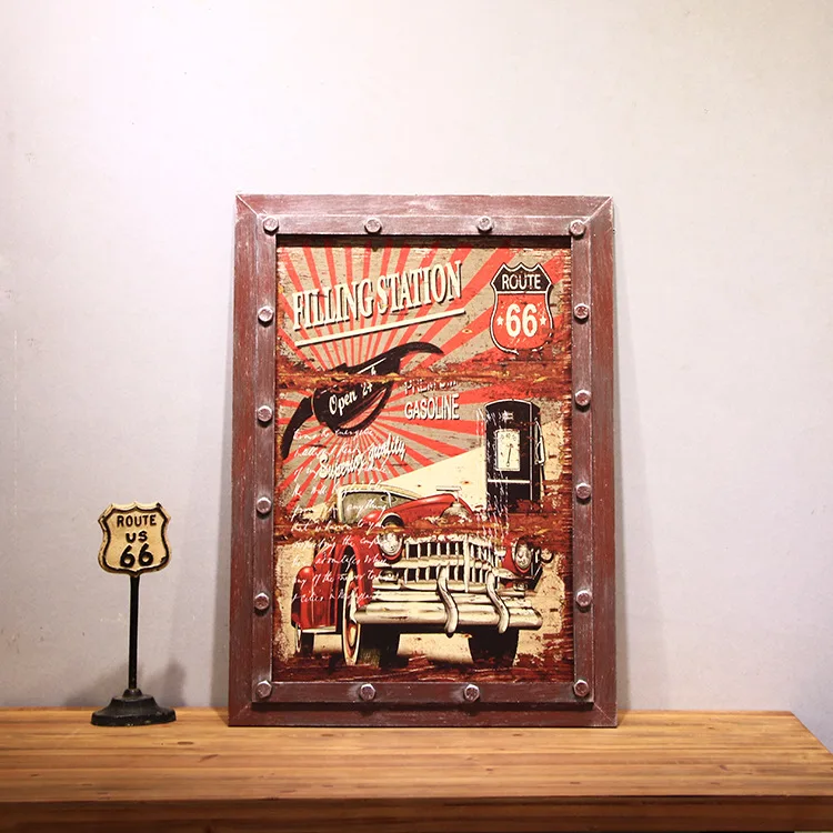 Rural Retro Decorative Painting Hanging picture Wall decoration for Restaurant Bar Café coffee house Rural Retro Decorative Painting Hanging picture Wall decoration for Restaurant Bar Café coffee house