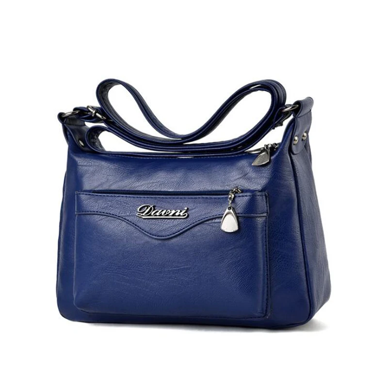 Yogodlns Брендовые повседневные сумки на плечо женские маленькие сумки-мессенджеры Женские Ретро дизайнерские сумки женские сумки через плечо - Цвет: dark blue