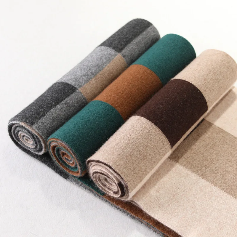 

Long 180cm Wide 30 Cm Scarf for Both Men And Women Pure Cashmere Shawl Knitted Wool Scarf