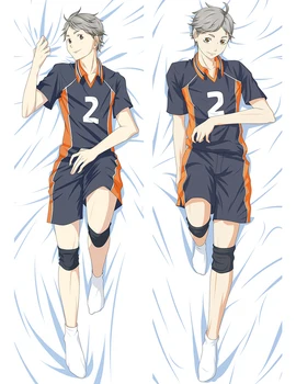 

Anime Haikyu pillow Cover hinata shoyo Dakimakura case Sexy girl Cool Boy 3D Double-sided Bedding Hugging Body pillowcase 07