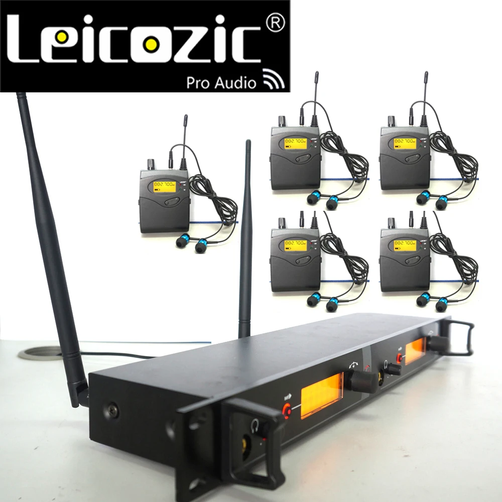 Leicozic 5 receivers 1 transmitter in ear monitor