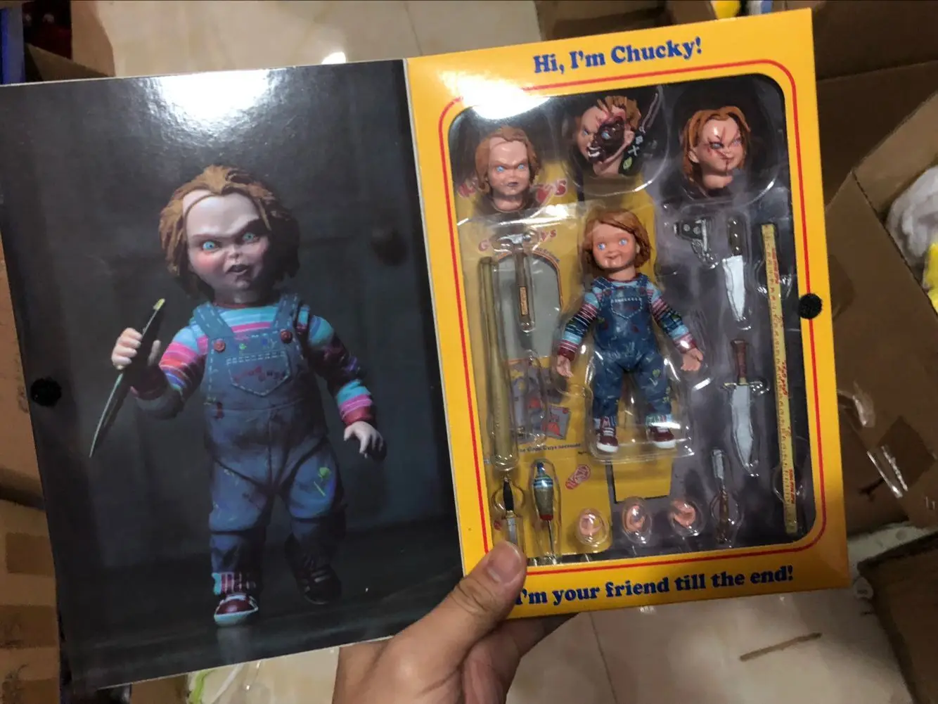 NECA GOOD GUYS Чаки Кукла из фильма ужасов ПВХ фигурка Коллекционная модель игрушки 15