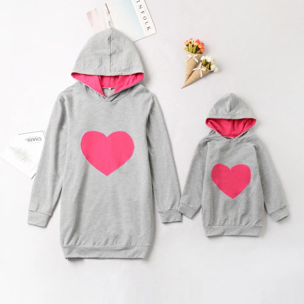 

CYSINCOS Newest Desgin Mom Son Outfits Mommy and Me Mother Daughter Sweatshirt Clothes Family Matching Sweaters Cotton Autumn