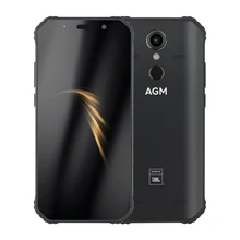 AGM A9 Android 8,1 прочный телефон со брендингом 5,9" FHD 4G 64G 5400mAh IP68 смартфон с отпечатком пальца type-C NFC Quad-Box динамики