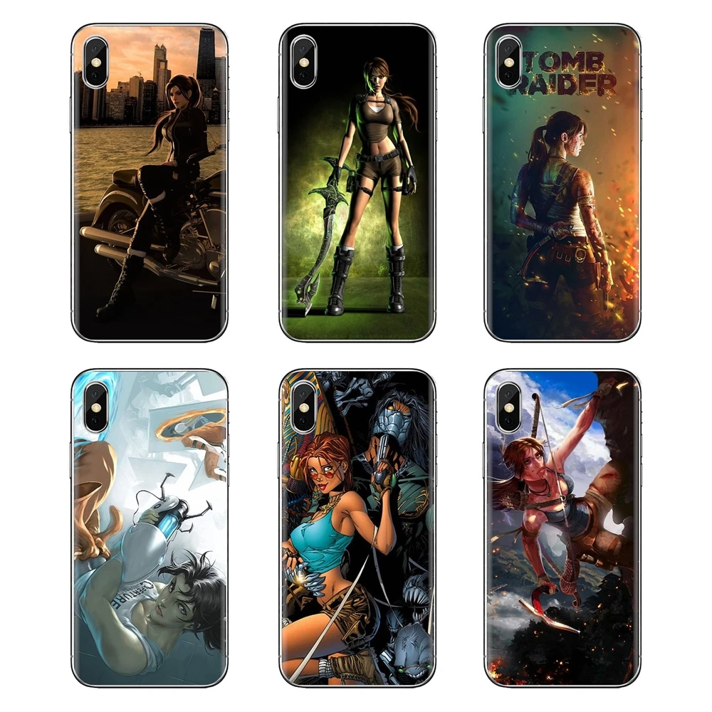 ТПУ чехол Lara Croft Tomb Raider игровой принт для samsung Galaxy S2 S3 S4 S5 MINI S6 S7 edge S8 S9 Plus Note 2 3 4 5 8 Coque