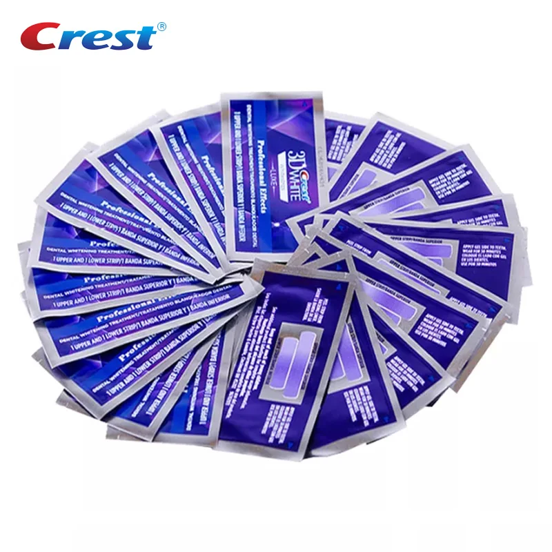 3D White Teeth Whitening Strips Professional Effects White Teeth Dental Whitening Whitestrips 5/10/14/16/20 Pouches Option teeth whitening strips