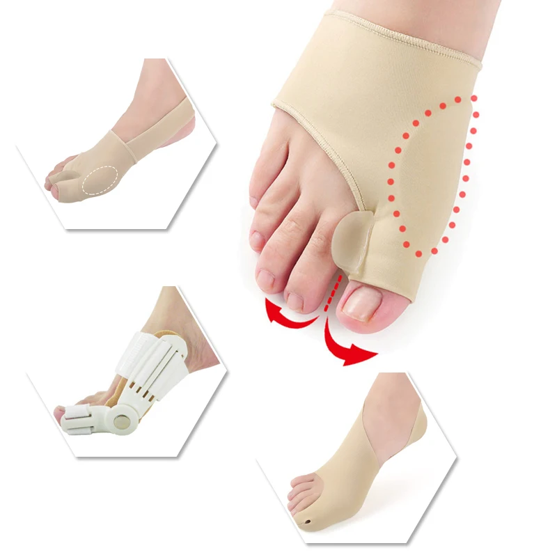 Bunion Corrector Toes Separator Hallux Valgus Foot Straightener Pedicure Foot Tools Bunion Corrector Splint Orthopedic Tools