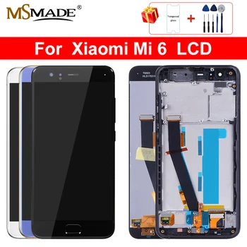 

Original LCD With Frame For Xiaomi mi6 M6 Mi6 LCD Display Screen Digiziter Assembly Replacement Parts For XiaoMi Mi 6 LCD
