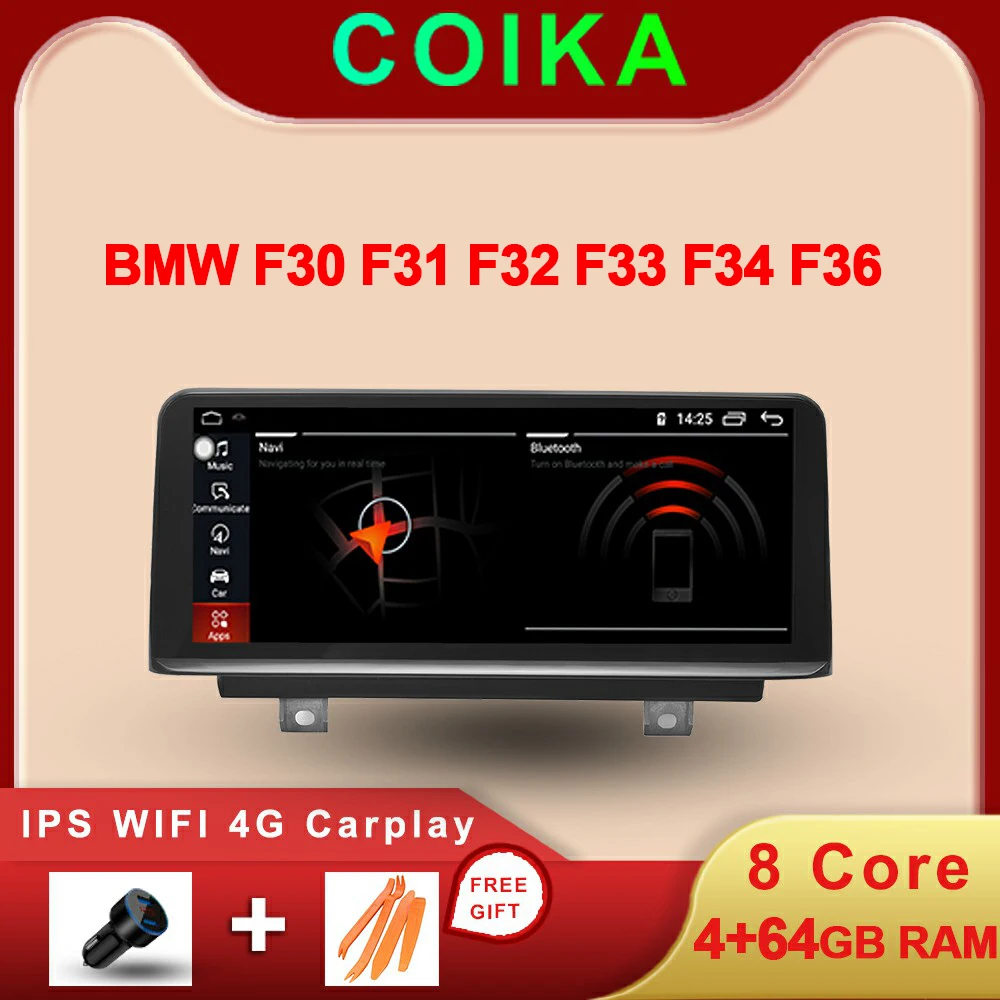 8 Core Android Системы автомобиль радио стерео для BMW 3 серии F30 F31 F32 F33 F34 F36 GPS Google WI FI BT AUX