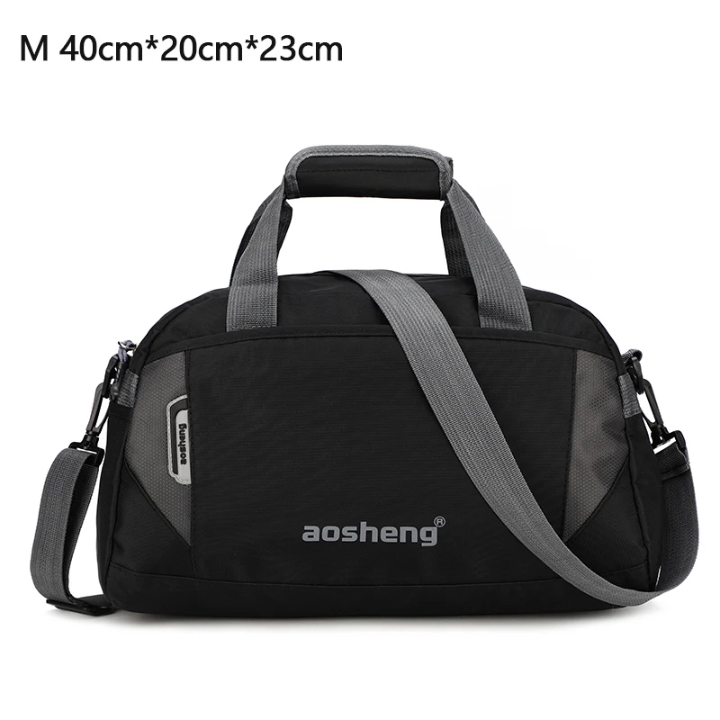 Нейлоновый водонепроницаемый спортивный коврик для фитнеса tas mannen en vrouwen для тренировок, фитнеса, reizen handtas, коврик для йоги, sport tas schoenendoos - Цвет: Black L
