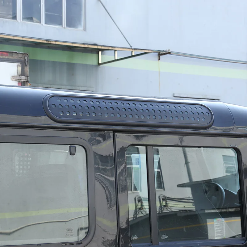 Per Land Rover Defender 90 110 130 2004-18 Lega Nera Auto Tetto Porta Finestra Laterale Pannello Di Protezione In Vetro Adesivi Accessori Auto