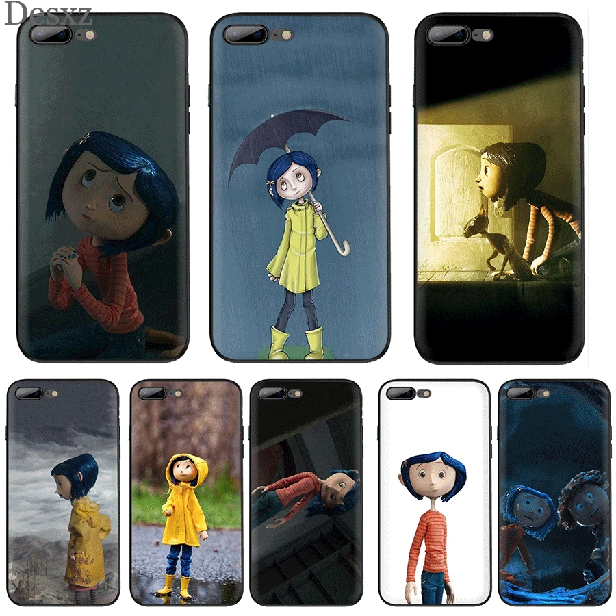 

Mobile Phone Case TPU for iPhone 6 6s 7 8 Plus iPhone 11 Pro X XR XS Max 5s SE Cover Coraline