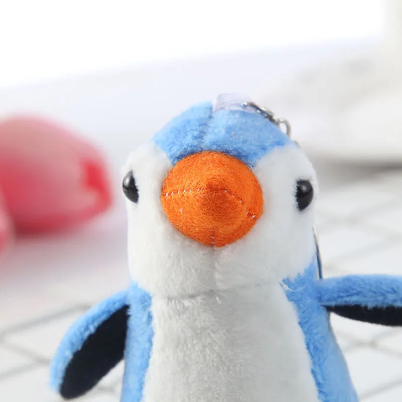 New Plush Stuffed 1PCS Mini 7 5CM Penguin Plush PendantHoliday Gift Pendant Cheap To Send Childs 4