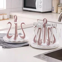 Best Offers Swan Shape Glass Bottle Cup Holder Kitchen Drying Storage Shelf Cup Dish Drain Rack Hanger Organizer Stand Best Offers Swan Shape Glass Bottle Cup Holder Kitchen Drying Storage Shelf Cup Dish Drain Rack Hanger Organizer Stand