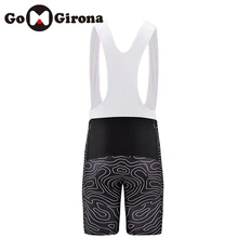 GOMGIRONA, гелевая накладка, велосипедные нагрудники, шорты для спорта на открытом воздухе, Coolmax, гелевая подкладка, велосипедные нагрудники, шорты для езды на велосипеде, велосипедные нагрудники