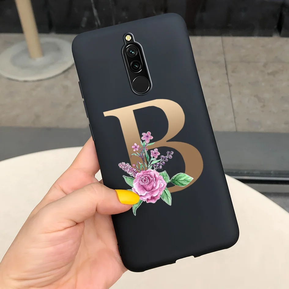 best phone cases for xiaomi Letters Case For Xiaomi Redmi 8 Case Silicone Cute Painted Soft Back Cover For xiaomi Redmi 8 Case 6.22" Phone Case Redmi8 Funda xiaomi leather case color