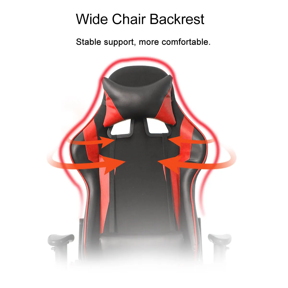 Office Chair Adjustable Armrests High-Back PU Leather Laptop Desk Chair Gaming Armchair with Footrest for Home Office Furniture Office Chair Adjustable Armrests High-Back PU Leather Laptop Desk Chair Gaming Armchair with Footrest for Home Office Furniture