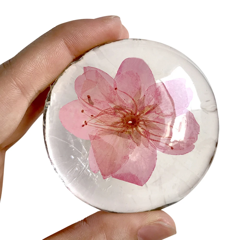 

Amino Acid Gemstone Handmade Soap with Flower Inside PH 5.5 Natural Non-Stimulating Deep Clean Oil and Acne Control Skin Care