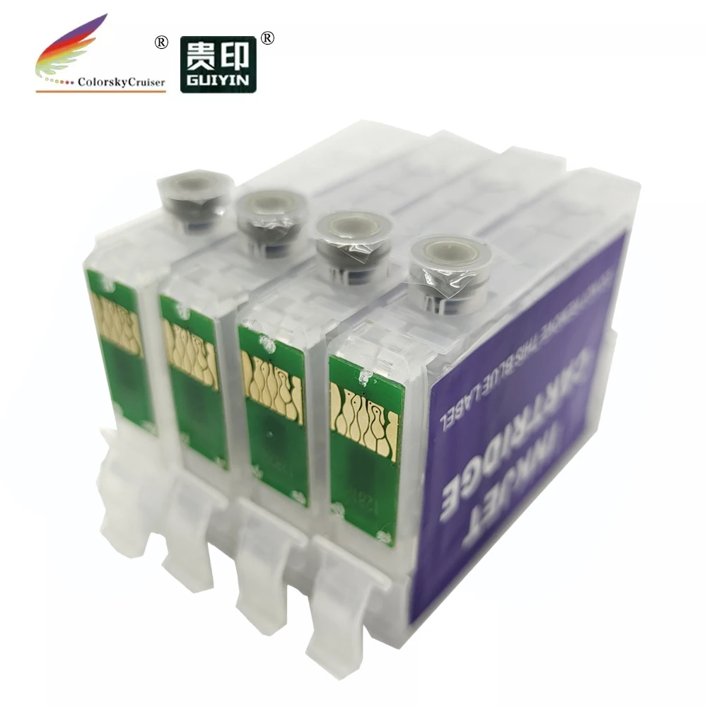 (RCE1331) заправляемый чернильный картридж для Epson T1331 - T1334 T133 T 133 BKCMY Stylus T22 T25 TX120 (с