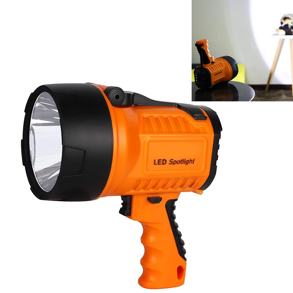 

Rechargeable Spotlight USB Charging 10W Searchlight Emergency Work Light Tactical Handheld LED Maintenance Flashlight