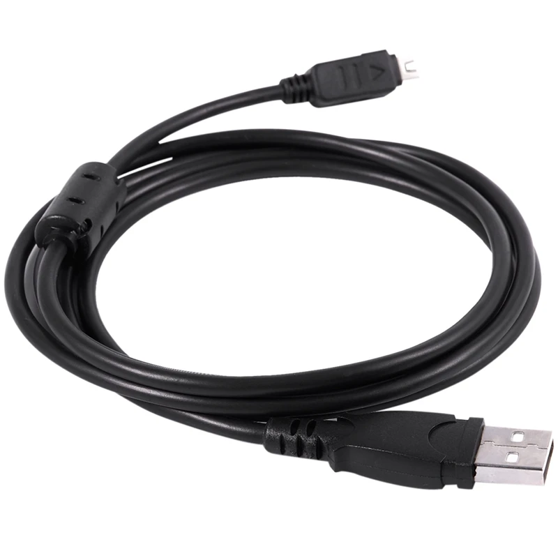 USB 12 контактный кабель для синхронизации данных, кабель свинцовый аккумулятор для мобильного телефона Galaxy для цифровой камеры Olympus Камера черный