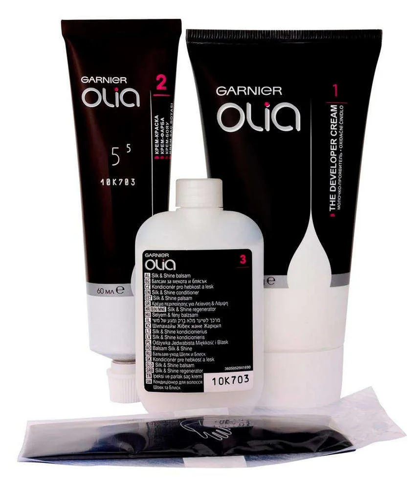 Крем-краска для волос «Olia» Garnier, 6.9 Мерцающий бронзовый шатен