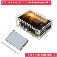 3,5 дюймов Raspberry Pi 4 Модель B Сенсорный экран 480x320 ЖК-дисплей дополнительно 5/50FPS | акриловый чехол для Raspberry Pi 4