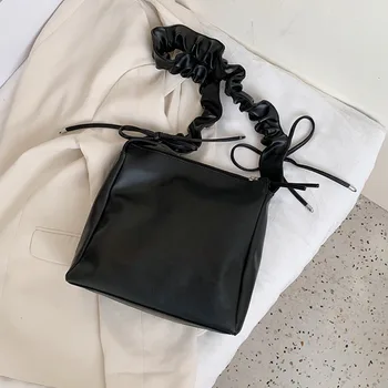 

[BXX] PU Leather Solid Color Cloud Bag For Women 2020 Fashion Shoulder Messenger Handbags Summer New Luxury Cross Body Bag HL886