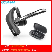 Fones de ouvido sem fio bluetooth fone de ouvido com cvc8.0 função de redução de ruído de duplo microfone adequado para telefones inteligentes