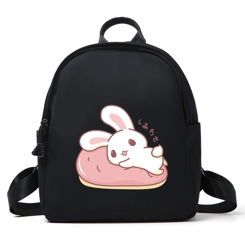

Cute Cartoon Rabbit Style Printing Women Backpack Little Fresh Waterproof Oxford Shoulder Bag Girls's Choolbags For Teenagers