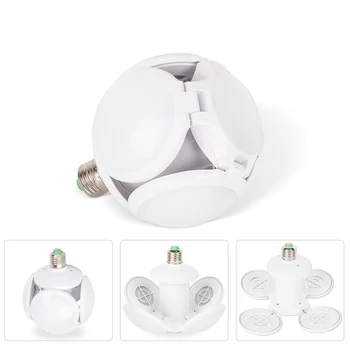 

LED Football Lamp Bulb High Brightness Adjustable Angle Eye Protection No Flicker 40W E27 AC85-265V Folding Bulb for Living room