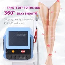 

Innovative 20 million times, three-wavelength 808nm 755nm 1064nm diode laser permanent painless hair removal machine, suitable f