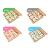 2021 New Sudoku Block Jigsaw Toys Educational Multi-Function Wooden Desktop Games Sudoku Nice Gift for Children 2