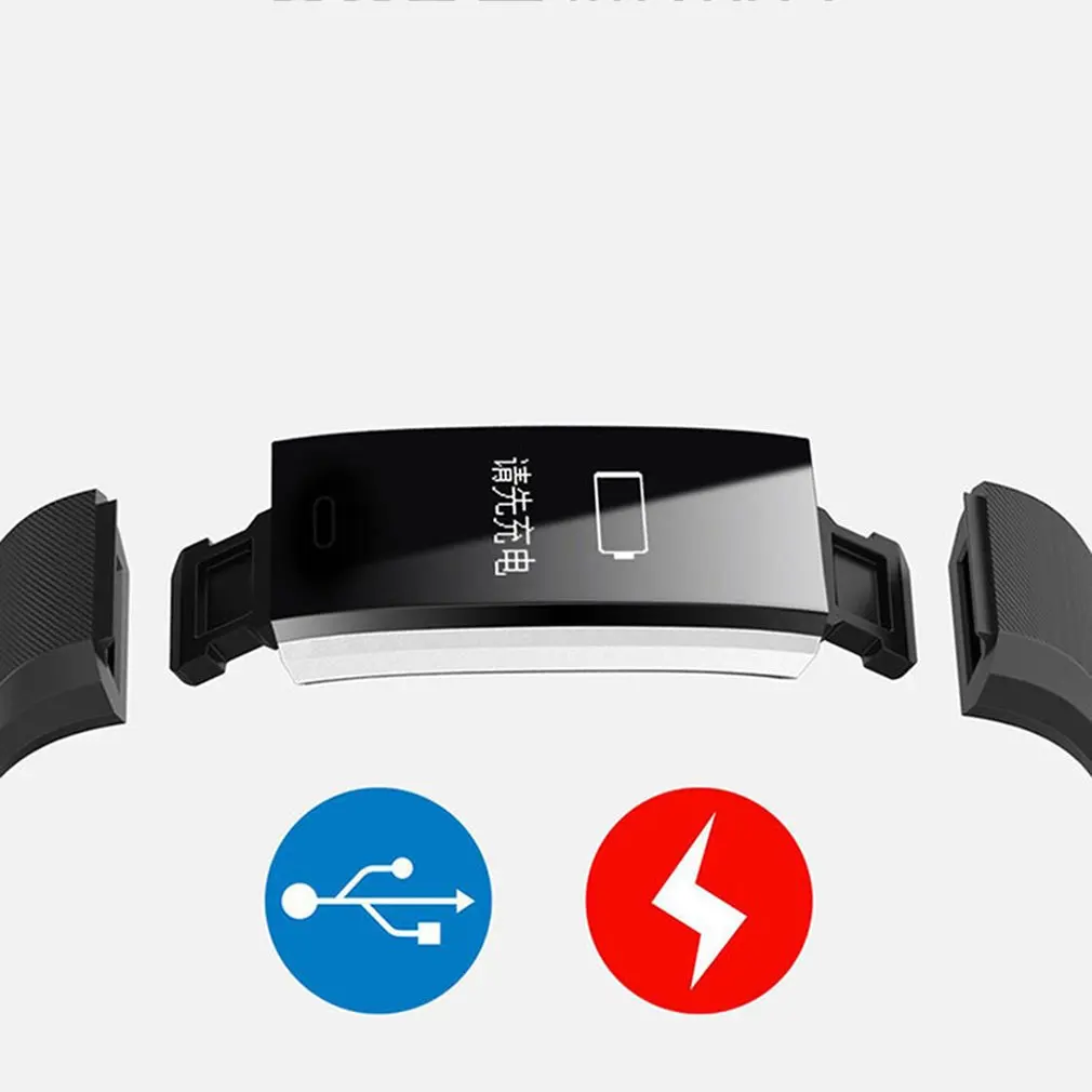 Smart Sports Watch Healthy Sleep Monitoring Smart Watch Smart Sports Step Count Watch TPU Strap Smart Bracelet
