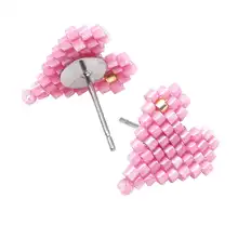 Go2boho серьги-гвоздики для женщин MIYUKI серьги в форме сердца Boho модные ювелирные изделия Aretes De Mujer ручной работы букле D'oreille Femme