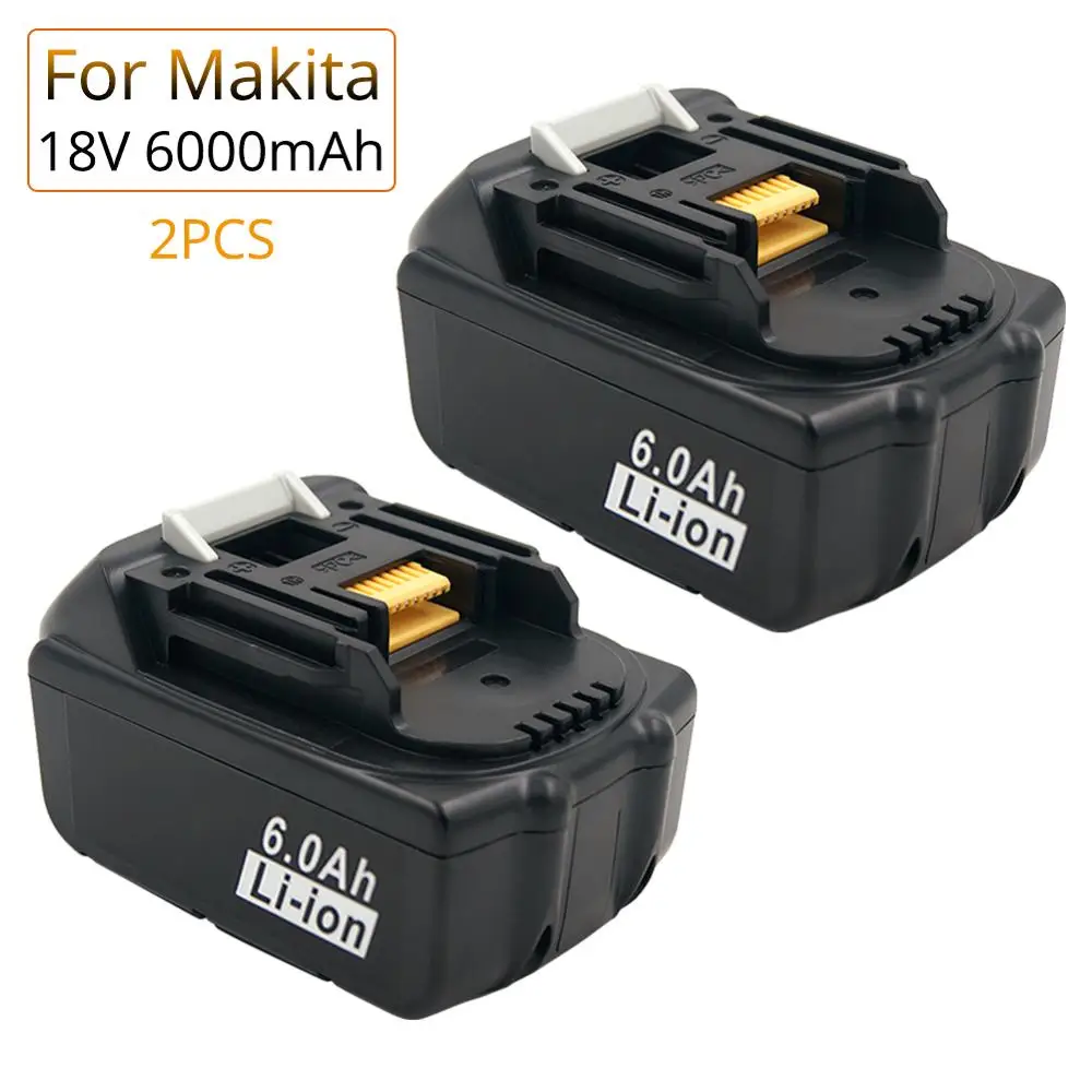 2x BL1860 BL1850 BL1840 BL1830 Lxt400 18 в 6000 мАч литий-ионный перезаряжаемый Сменный аккумулятор