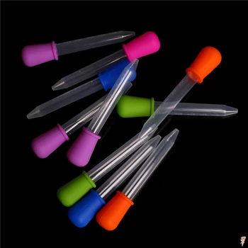 

1Pcs 5ml Baby Liquid Food Dropper Clear Plastic Medicine Dropper Spoon Pipette Burette 12cm*2cm Color Randomly