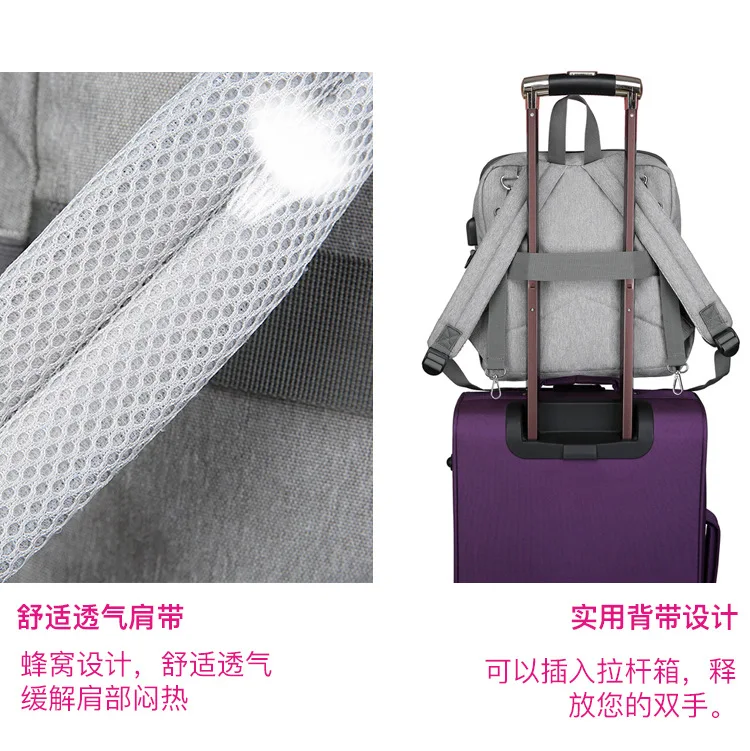 Горячая Распродажа, Повседневная сумка для мамы, одноцветная сумка для подгузников в Корейском стиле, сумка на плечо, большой объем, сумка для мамы
