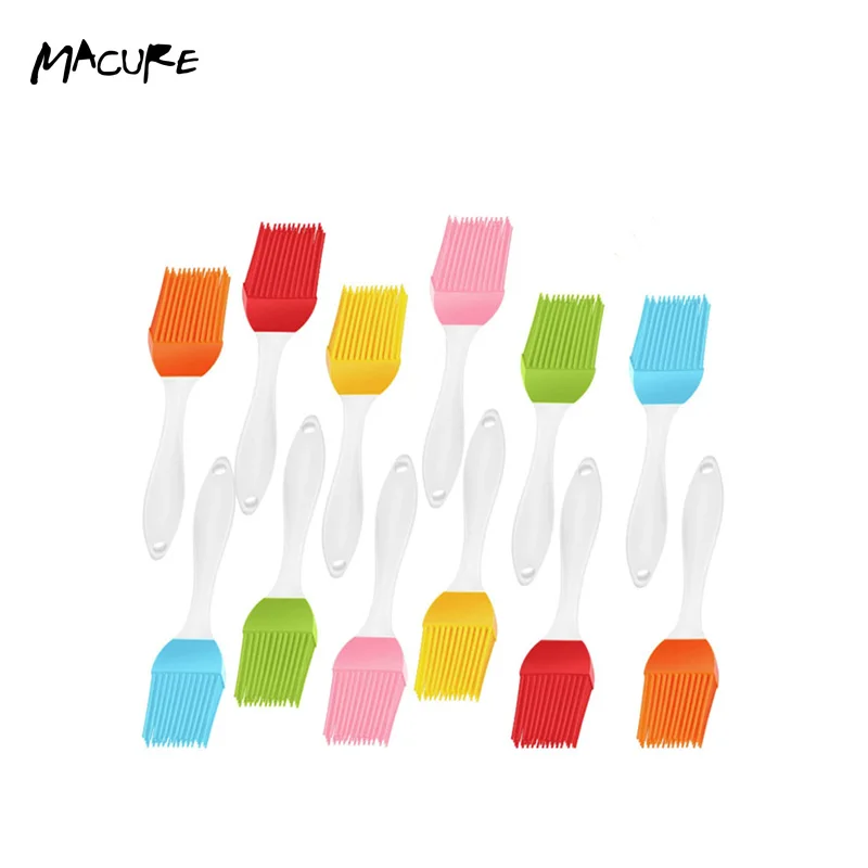 Домашняя кухня пищевой класс красочная 20 см Силиконовая щетка для выпечки