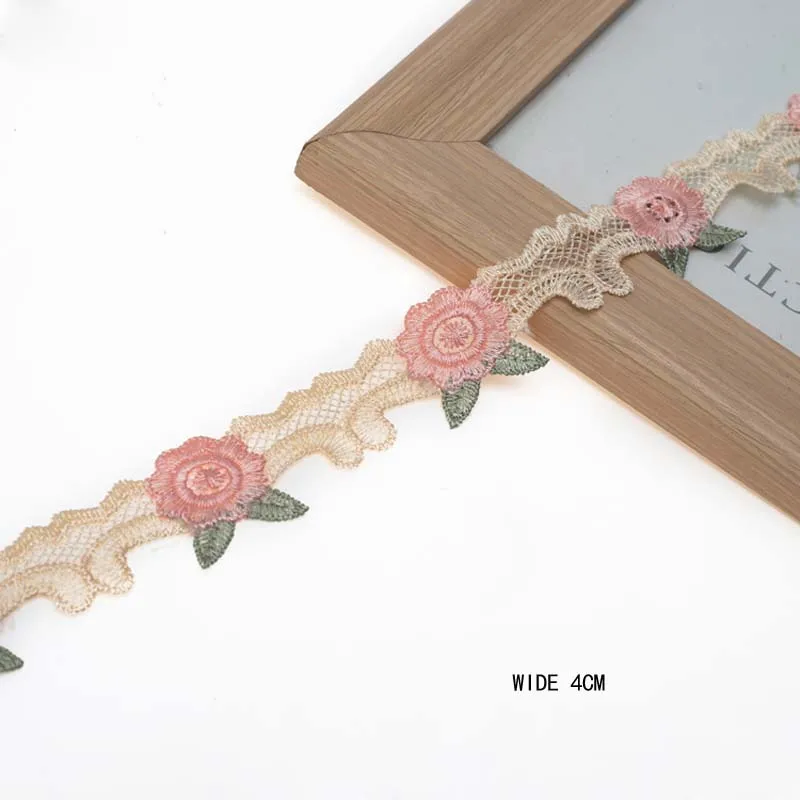 Lace Fabric Ribbon 1 yard for DIY Accessories Skirt Curtain Sleeve Trim