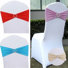 Эластичный комплект стула для свадебной вечеринки с галстуком-бабочкой и кольцом, эластичный Чехол для стула, подходит практически для любого стула