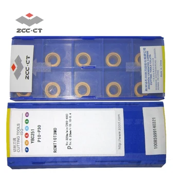

10pcs ZCCCT turning insert RCMT10T3MO YBC251 for external profiling R5