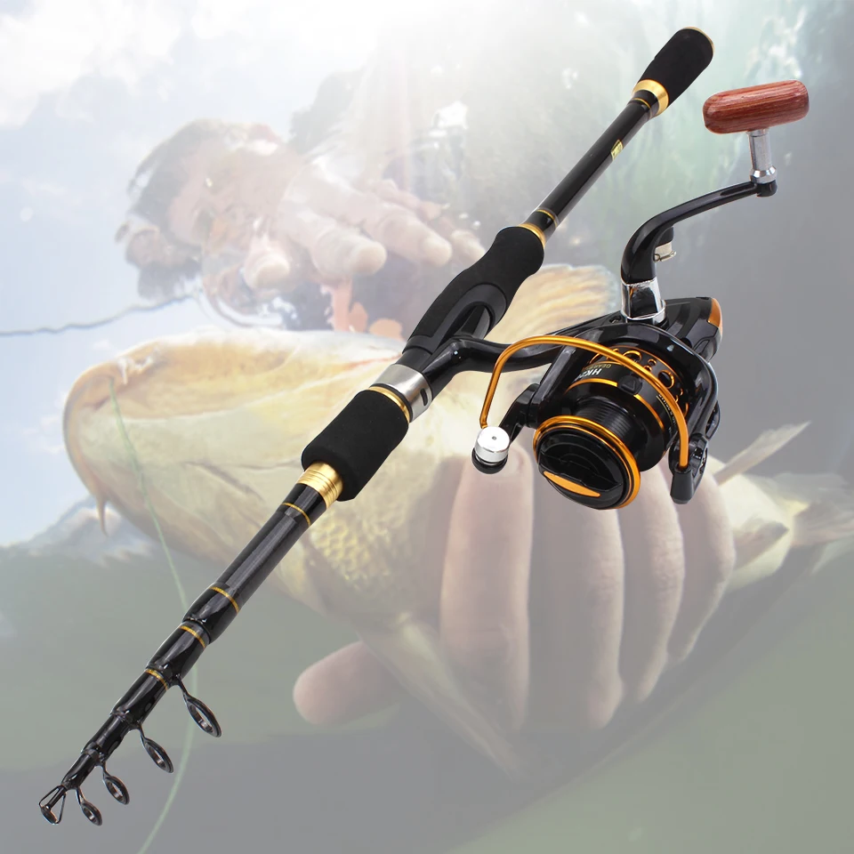 1 8 3 6 M Spinning Rod Telescopic Rod Dan 12bb Reel Set Dan Pancing Dari 99 Karbon Umpan Memancing Combo De Pesca Gratis Pengiriman Fishing Rods Aliexpress