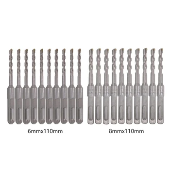 

Hot Sale 20Pcs/Set Twist Drill Bit For Metal 40CR Chrome-vanadium Steel Drilling Woodworking Tool 6/8mm High Quality