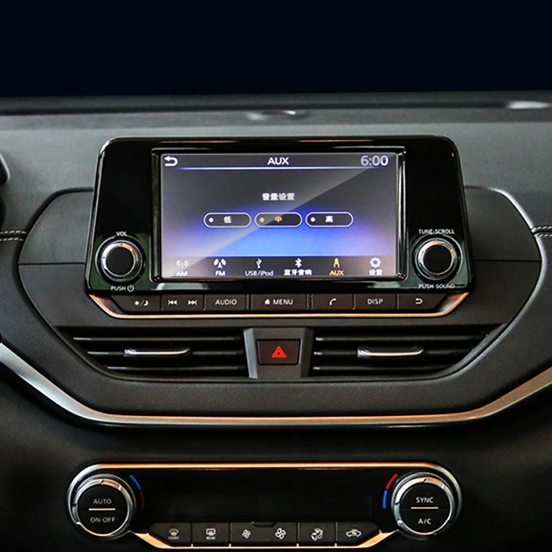 Для Nissan Altima L34-настоящее время автомобильный Стайлинг дисплей пленка gps Навигация экран стекло защитная пленка контроль ЖК-экрана