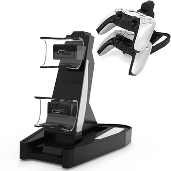 

Dual USB Fast Charging Station for Sony PS5 Controller Dual Charging Dock Stand Station for Sony Playstation 5 Gamepad
