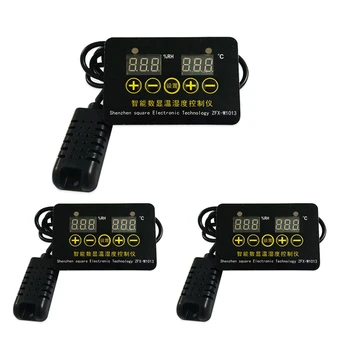 

ZFX-W1013 12V 24V 220V Microcomputer Digital Display Temperature Controller Thermostat ligent Time Controller Adjustable El